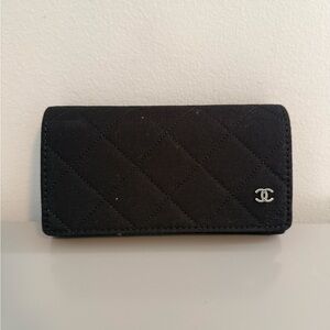 CHANEL Black Quilted Sunglasses Case
